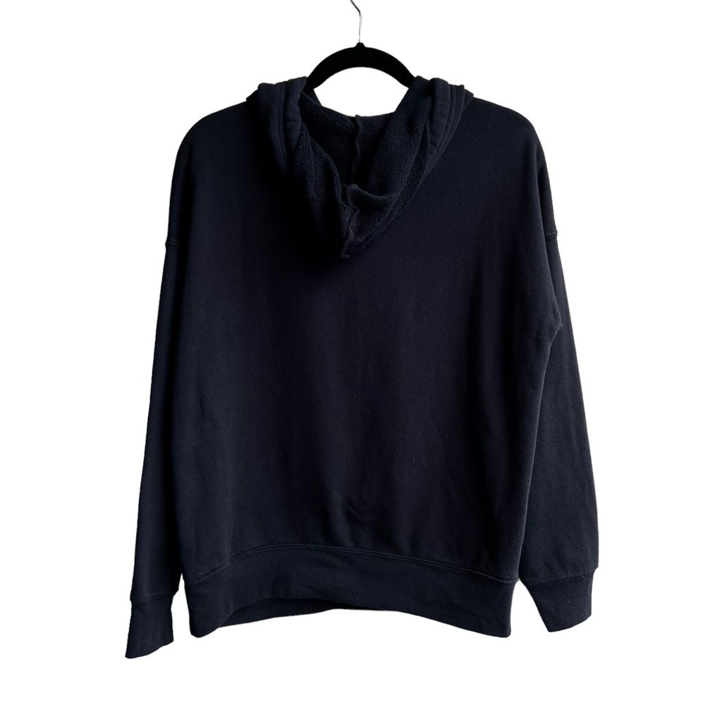 SPENGA Fleece Pullover Pocket Hoodie W/ Draw Cords - Black, Size Small - Picture 2 of 4